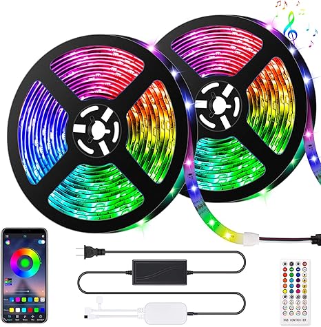 tira de luces led impermeable para recamara decoracion de habitacion de 10 m rgb sincronizacion con musica decoracion del hogar luces led para