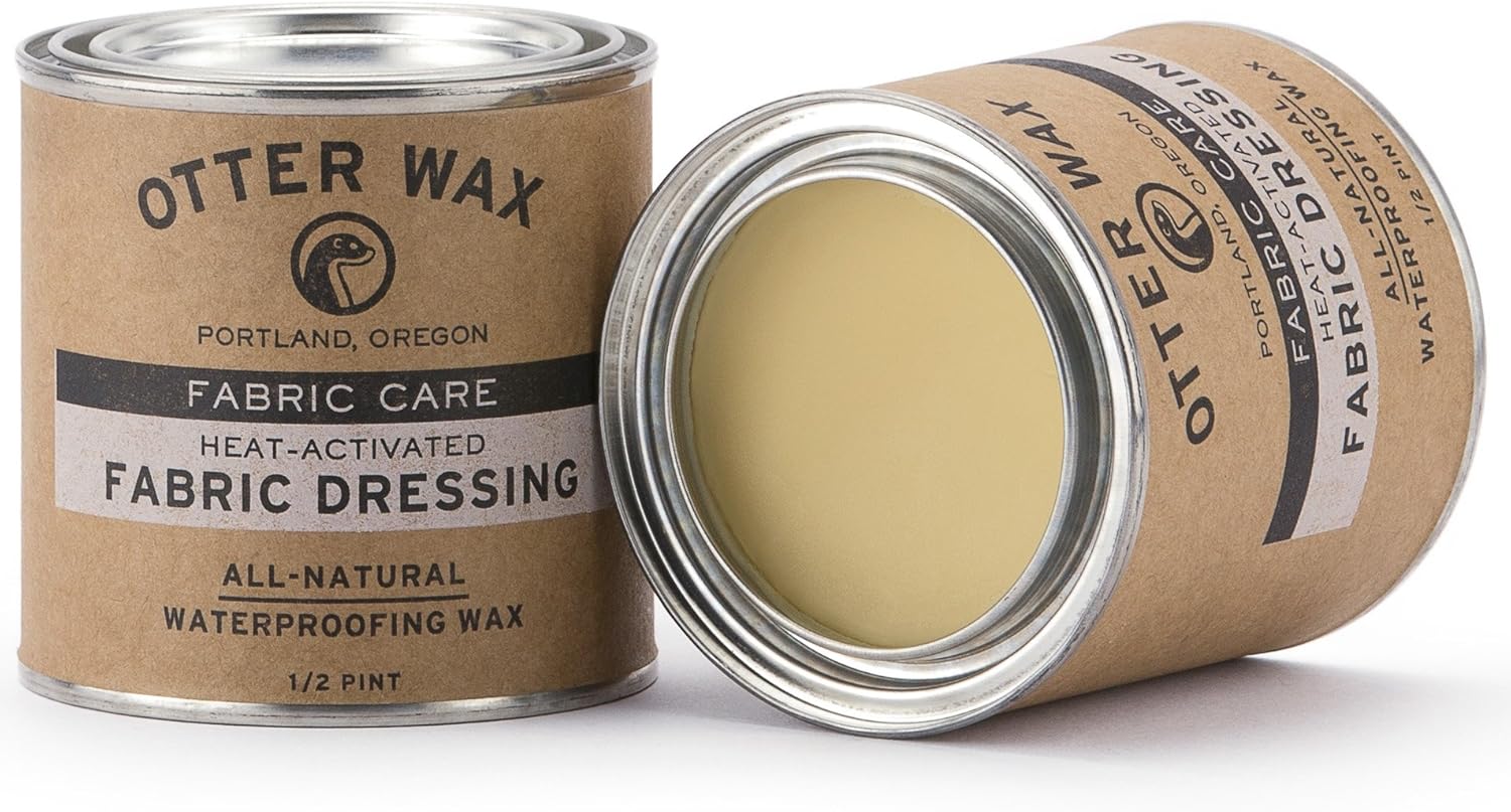 Otter Wax Heat-Activated Fabric Dressing | 1/2 Pint | All-Natural Water Repellent | Made in USA: Sports & Outdoors