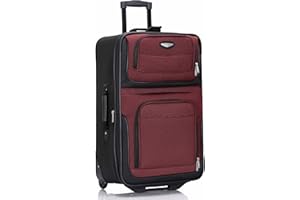 Traveler's Choice Travel Select Amsterdam 25-Inch Expandable Rolling Upright, Burgundy, One Size