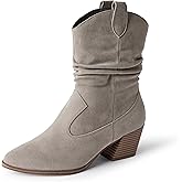 Amazon Essentials Women's Mid Calf Western Fashion Boots