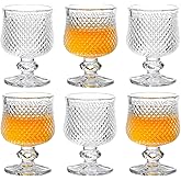 Sdatook 1.75oz Shot Glasses Set of 6/Cordial Glasses/Super Cute Shot Glasses/Classical Style/Lead-free/Sherry Glasses