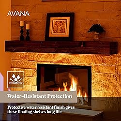 Avana Fireplace Mantel - Wall-Mounted Mantles for