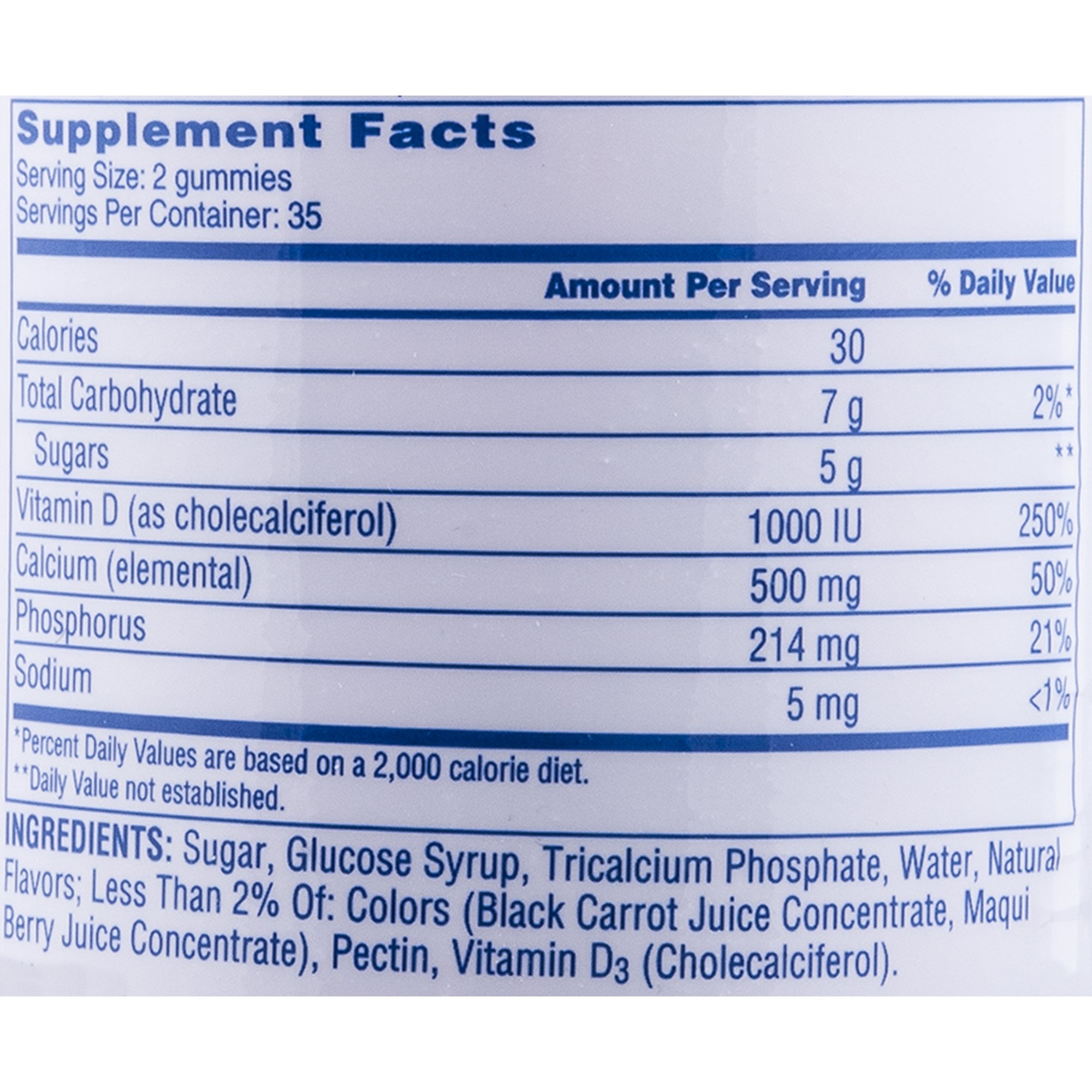 Citracal Calcium Gummies With 1000 IU Vitamin D3 Per Serving, Bone Health Supplement for Adults