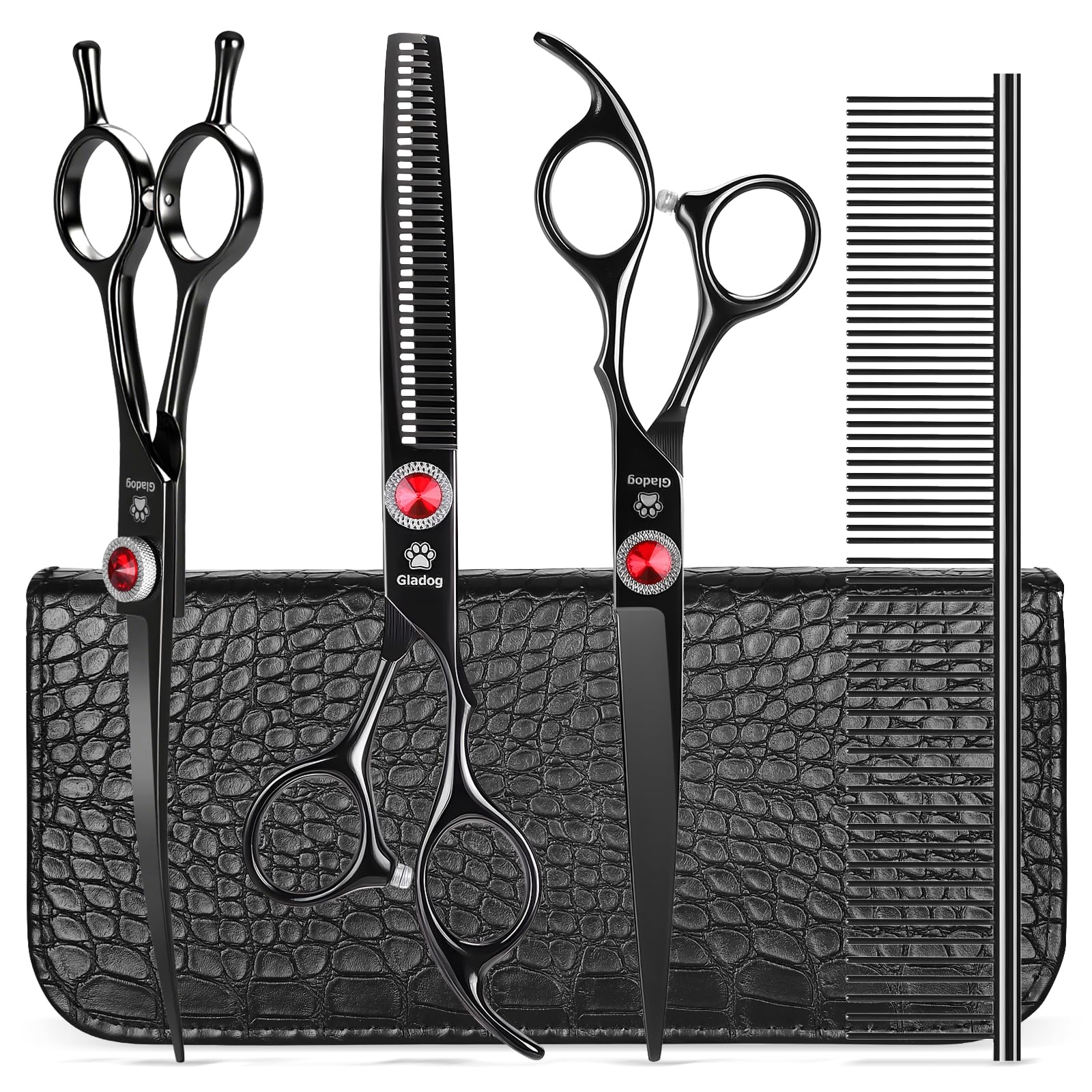 GLADOG 7 Inch Professional Dog Grooming Scissors