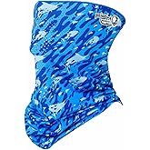 Fish Monkey UPF 50+ Flared Face Guard and four way stretch with Glasses Fog Resistant Technology for Men and Women