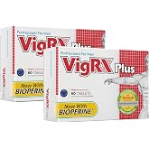 VigRX Plus Male Virility Herbal Dietary Supplement Pill - 60 Tablets (2 Box)
