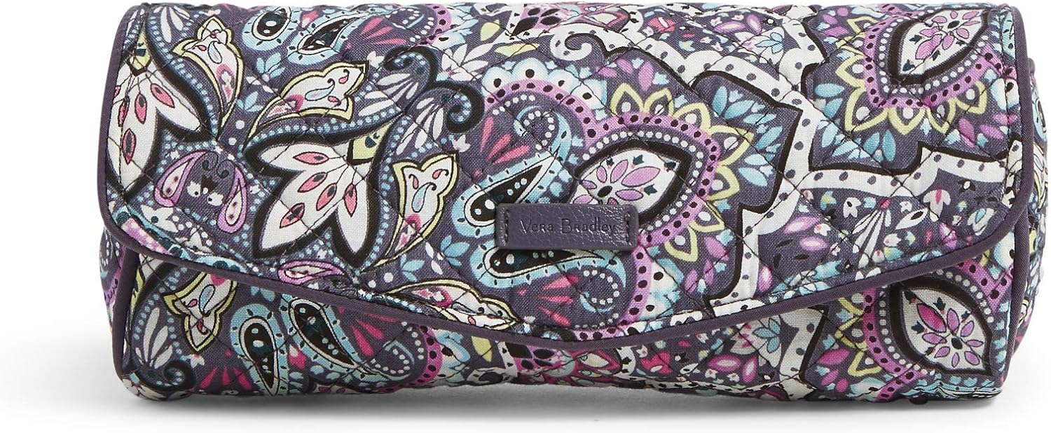 Vera Bradley Signature Cotton On a Roll Makeup Brush & Pencil Case, Bonbon Medallion: Shoes