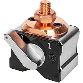 Strong Hand Tools PowerBase, Grounding Magnet, 300A @ 60% Duty Cycle, 44 LBS Magnetic Force, On/Off Switch, Machined V Surface, Copper Connector Stud, GM203, Strong Hand Tools