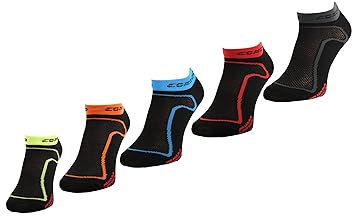 Comodo 5 Paar Bequeme Fitness & Lauf-Socken | Sneaker | Funktionssocken | Marathon | Gym | Joggen | Jogging-Socken | Laufen |