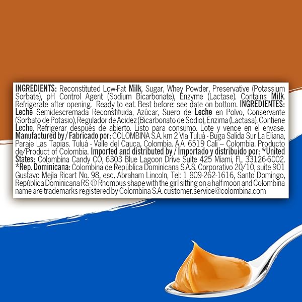 COLOMBINA DULCE DE LECHE, CARAMEL SAUCE, 8.8 OZ (PACK OF 1)
