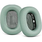 Ear Cushions for AirPods Max - Mesh Fabric Ear Cups Cover Replacement - Upgraded Cushion for Apple Air Pods Max Headphones (Green)
