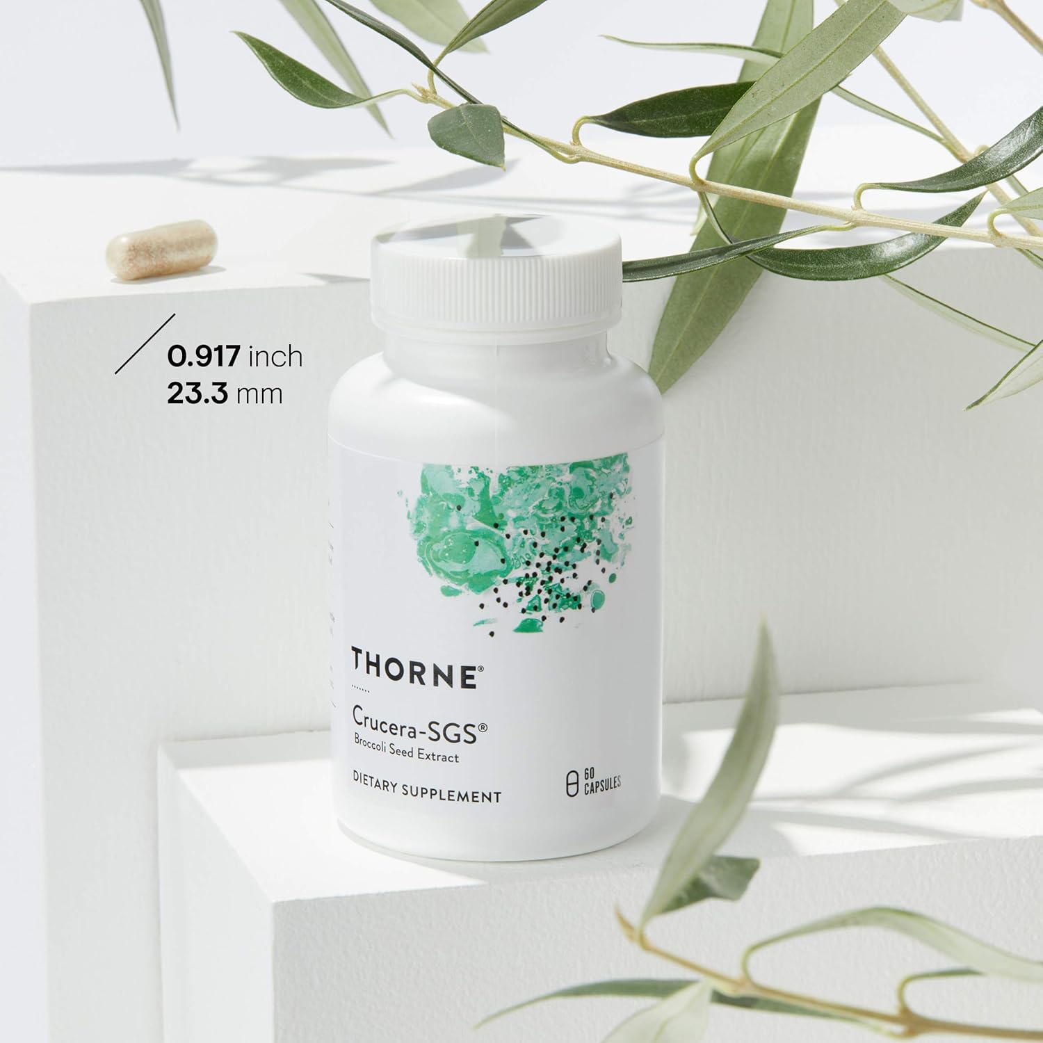 Thorne Research - Crucera-SGS - Broccoli Seed Extract for Antioxidant Support - Sulforaphane Glucosinolate (SGS) - 60 Capsules: Health & Personal Care