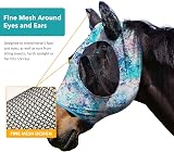 Harrison Howard Elasticity Horse Fly Mask UV Protection Pastel Mix view 3