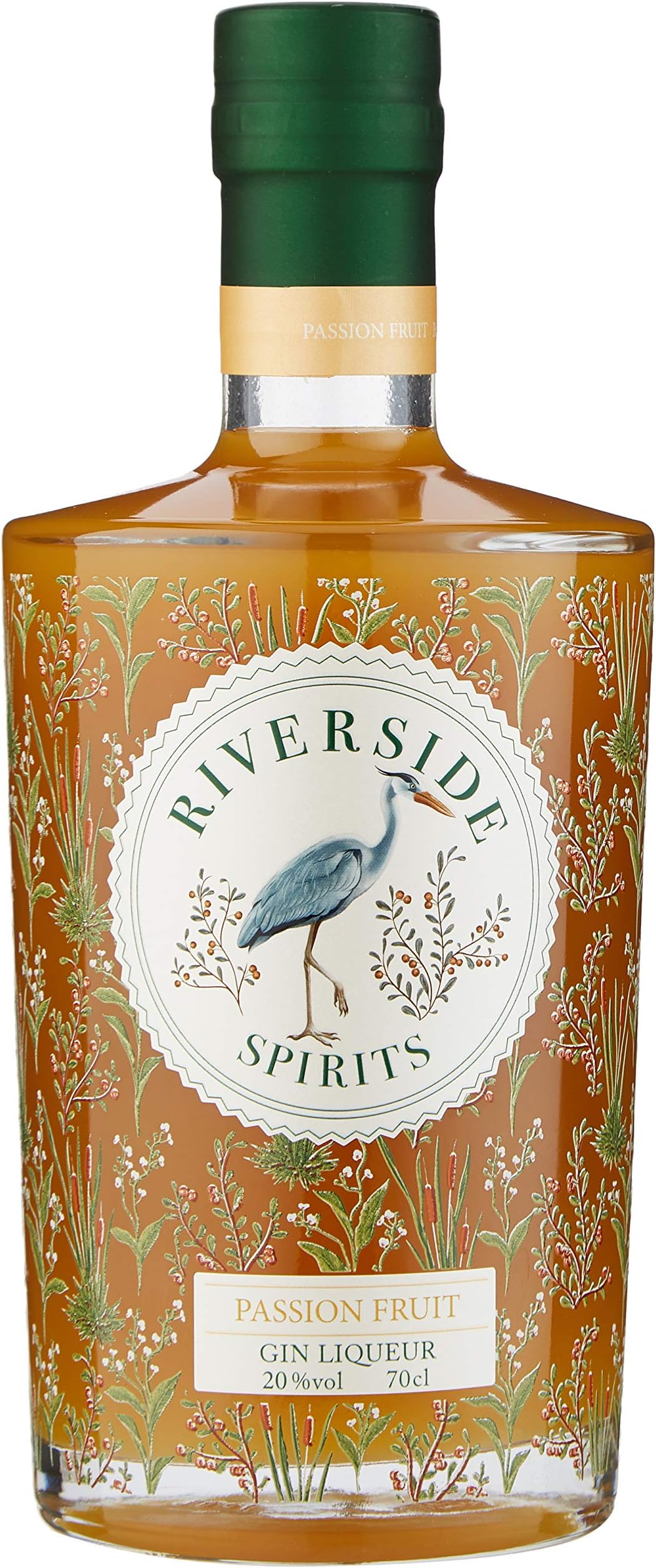 Riverside Spirits Passion Fruit Gin Liqueur, 70 cl(Package may vary)