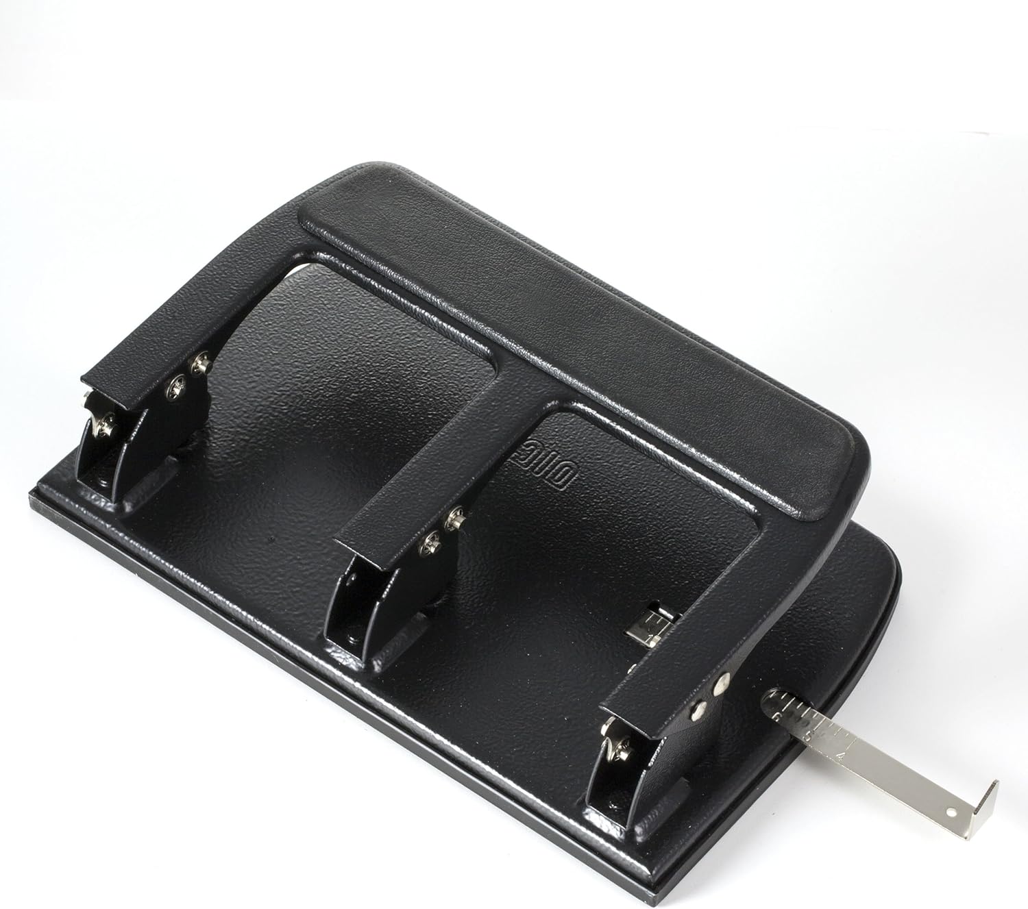 Officemate Heavy Duty 3 Hole Punch with Padded Handle, 40-Sheet Capacity, Black (90089), Medium (25-99) : Manual Multi Hole Paper Punches : Office Products