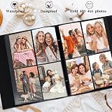 Miaikoe Photo Album 400 Vertical 10x15cm Leather Cover 6x4 50 Sheets view 3