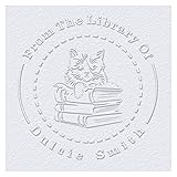 OFCCUSTOM Book Embosser Custom Embosser Stamp with