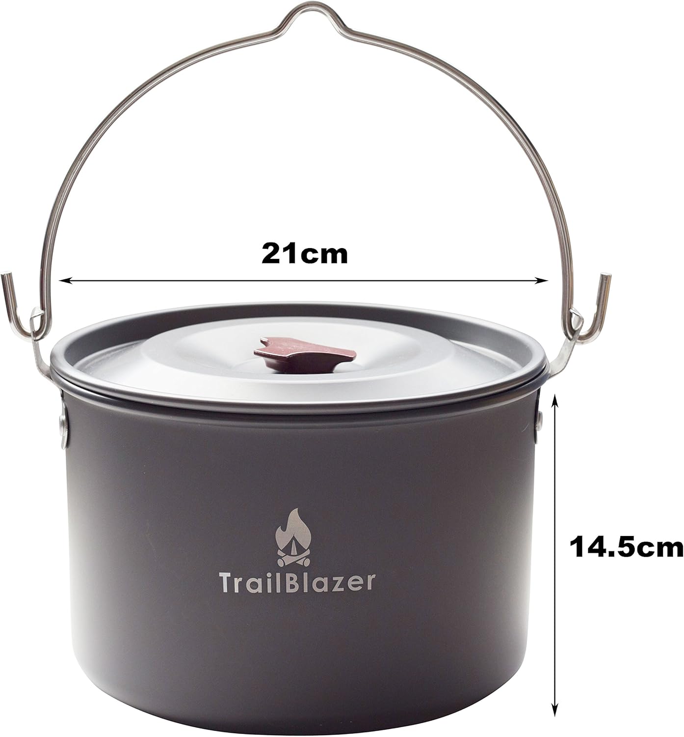 Trailblazer キャンプ用 焚き火 クーカー 鍋 ポット Trail Blazer 鍋 ザル Amazon