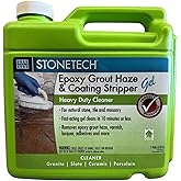 Epoxy Grout Haze Remover and Coating Stripper Cleaner for StoneTech, 128 oz | Fast Acting Grout Cleaner for Tile Floors, Water Based Non Runny Gel, Low Odor, Non Flammable, Wipes Off in 10 Minutes