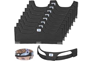 8 Pack Welding Helmet Air Cushion Sweatband (Black)