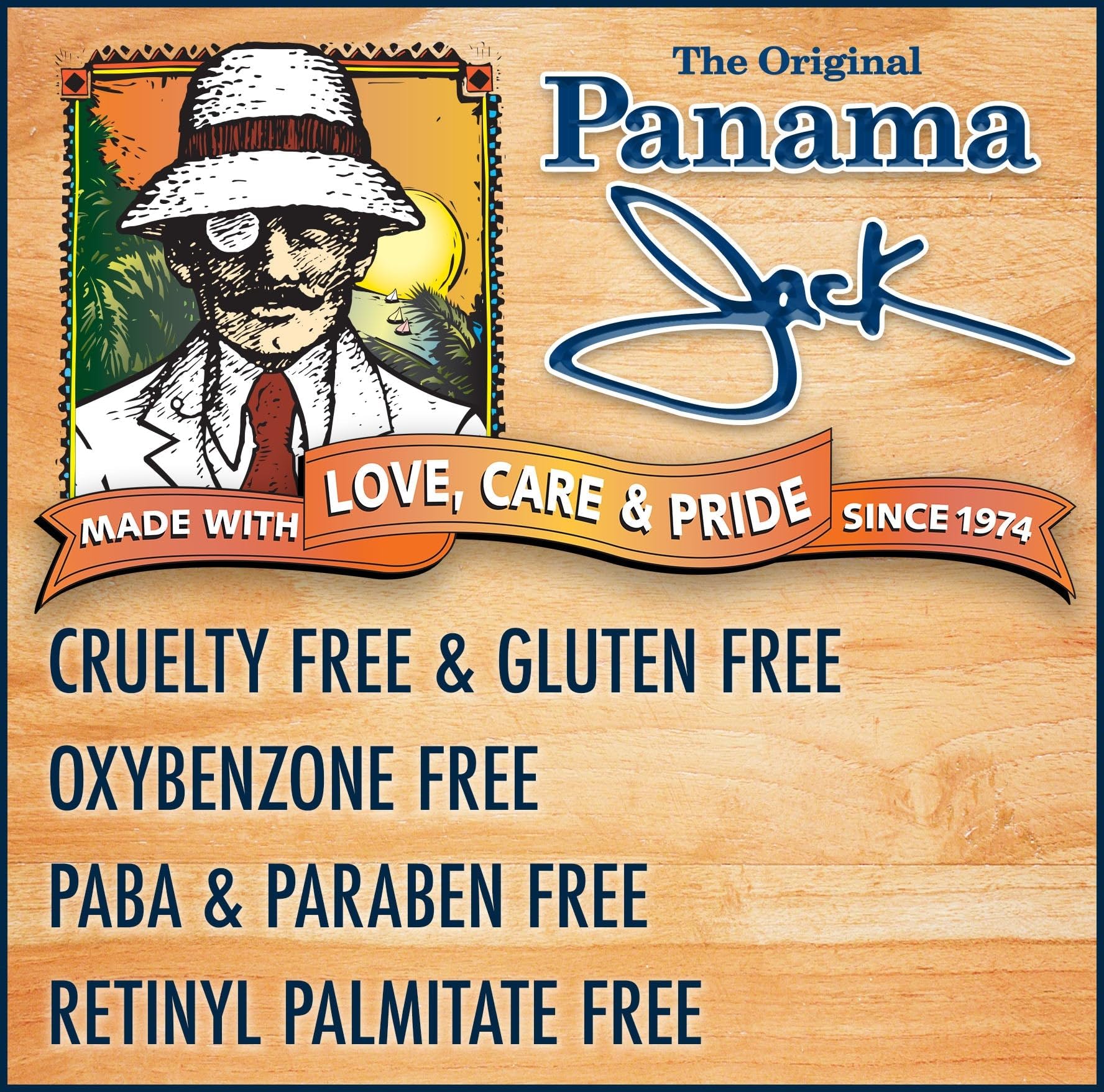Panama Jack Sunscreen Lip Balm - SPF 45, Broad Spectrum UVA-UVB Sunscreen Protection, Prevents & Soothes Dry, Chapped Lips