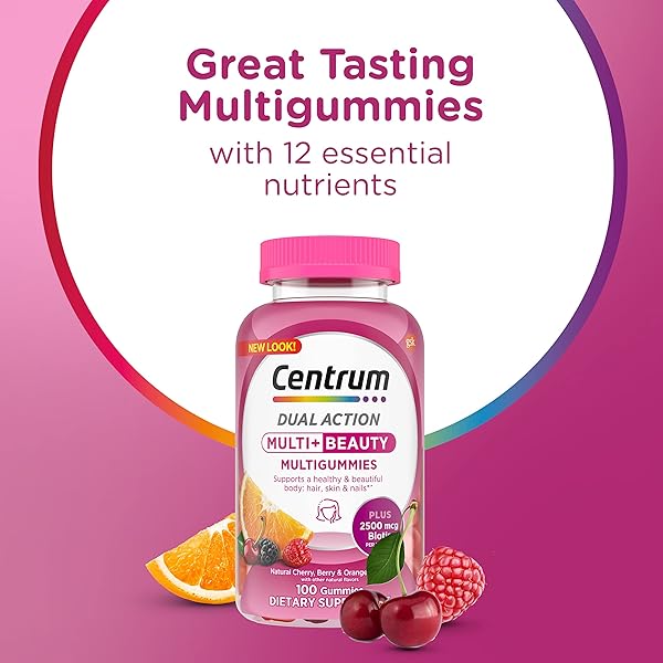 CENTRUM MULTIVITAMIN GUMMY, 100 COUNT (PACK OF 1)