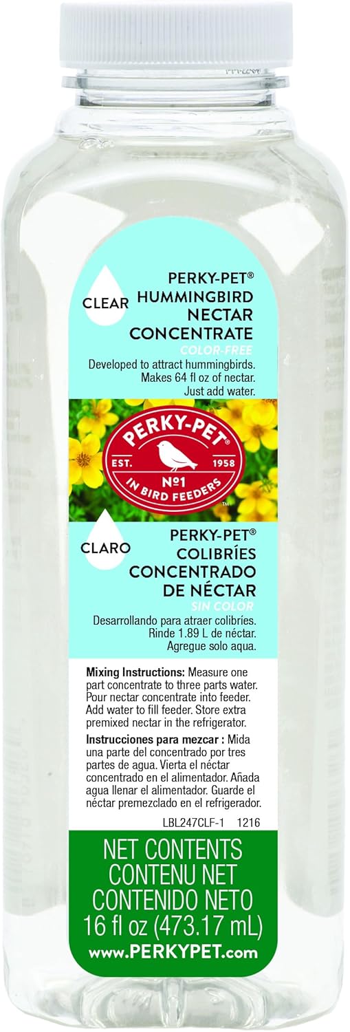 Backyard Birding & Wildlife - Perky-Pet 247CL 16 fl oz Clear Hummingbird Nectar Concentrate `