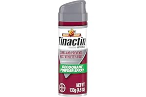 Tinactin Athlete's Foot Antifungal Deodorant Powder Spray, 4.6 oz Can (Pack of 2)