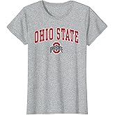 Ohio State Buckeyes Womens Icon Logo Gray T-Shirt
