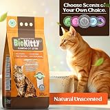 BioKitty Clumping Cat Litter 10L Unscented Bentonite Odor Control view 4