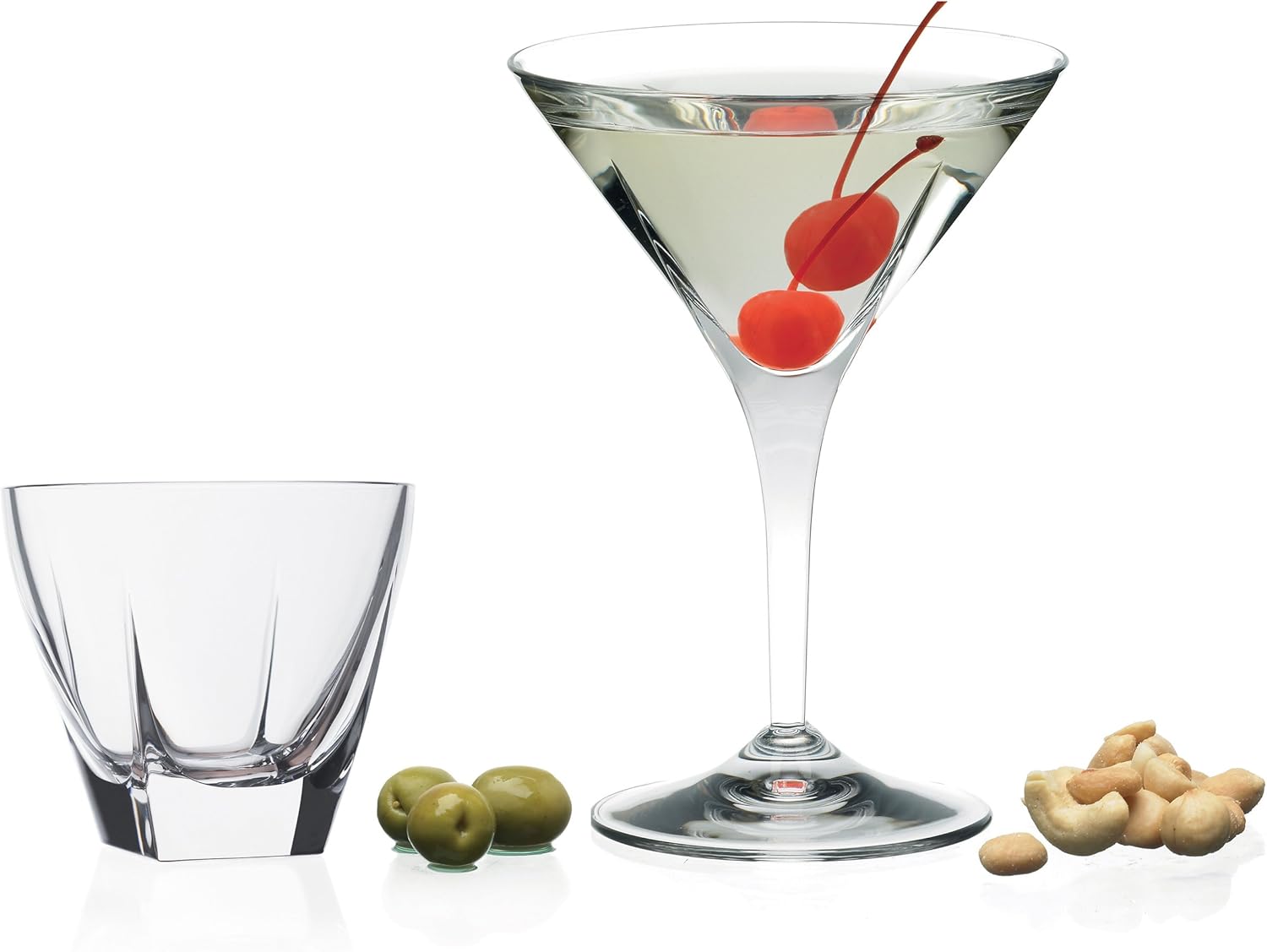 RCR 255600 Fusion 8 Piece Martini Gift Set Martini Glasses