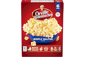 Orville Redenbacher's Popcorn, Simply Salted, 6 Count (Pack of 6)