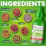 Nail Lab Premium Fu Nail Elixir 50ml Tea Tree Oil Toenail Repair Free Pen view 2