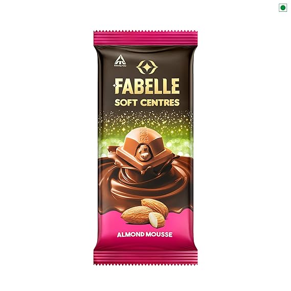 Fabelle Soft Centres Chocolate - Almond Mousee, 3 x 126 g