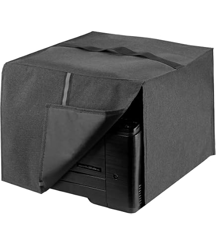 Housse Protection Imperméable Imprimante 50x40x30cm - Noir Anti-Poussière