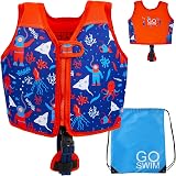 Go Swim Baby Toddler Kids Float Vest Fixed Buoyancy Safety Strap
