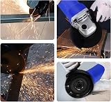 Lucn 2000W Corded Angle Grinder 115mm 230V M14 12000rpm Blue view 9