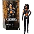 Barbie Signature Aaliyah 11.5" Collectible Doll in Black Faux Leather Outfit