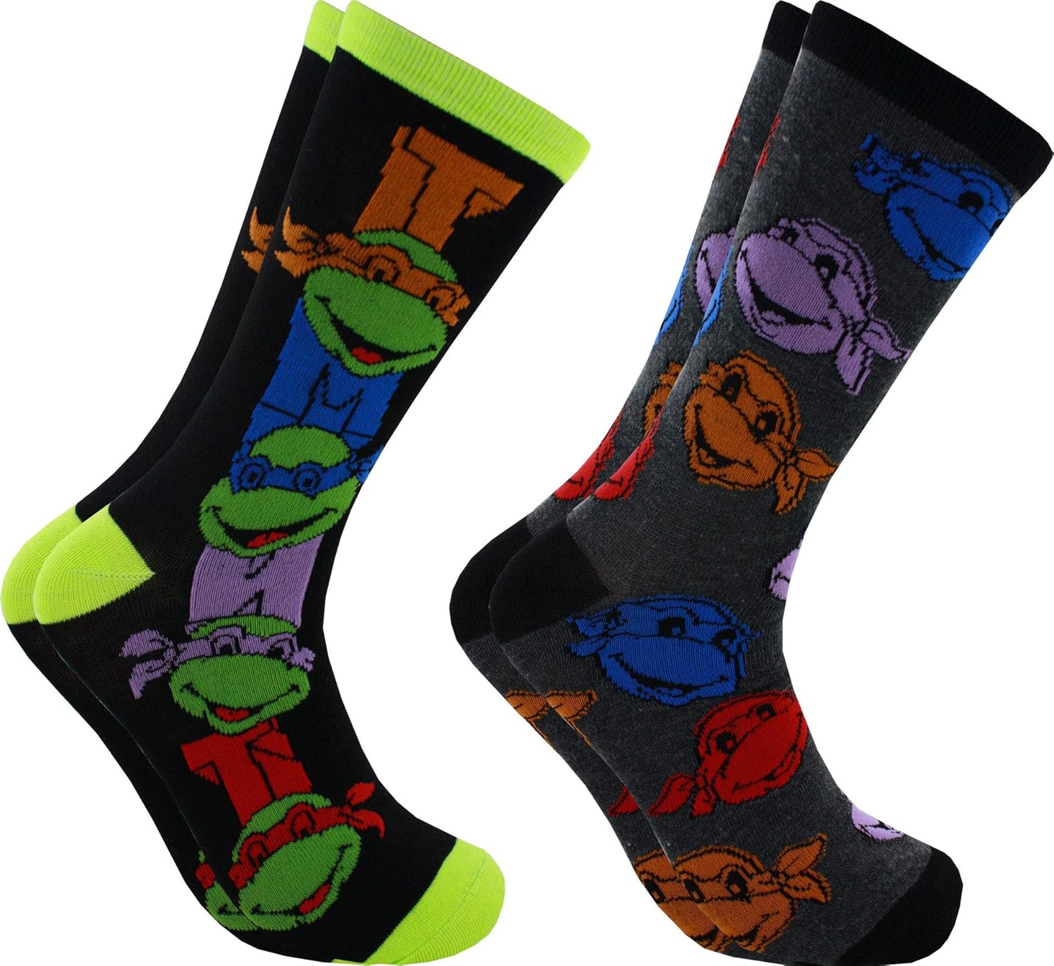 Best Mens 4 Pair Sockshop Teenage Mutant Ninja Turtles