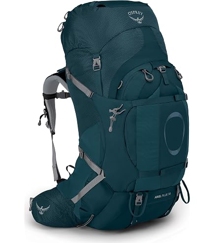 Osprey Ariel Plus 60L Women's Backpacking Backpack, Night Jungle Blue, WXS/S : Sports & Outdoors