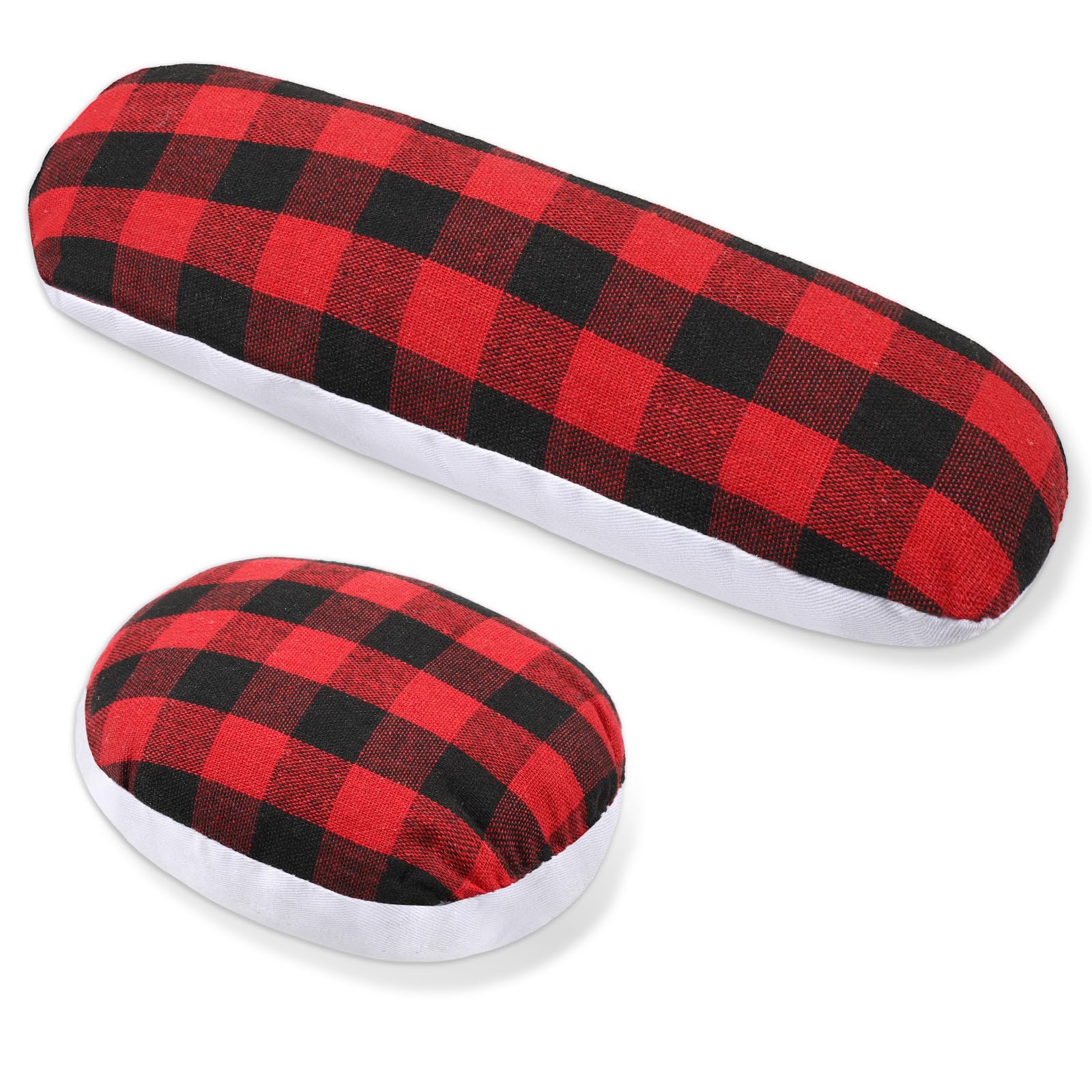 Photo 1 of 2Pack Tailors Ham and Seam Roll Set, Premium Tailor Ham Pressing Tool for Ironing, Sawdust Solid Sewing Hams for Sleeve, Collar, Curved Seam