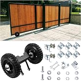 Jeogejin 6" Rolling Gate Hardware Kit for Chain Link Gate | Chain Link Sliding Gate Kit Suitable for Sliding Gate Construction in Various Scenarios（Farm, Ranch, Yard）