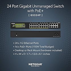 NETGEAR 24-Port Gigabit Ethernet Unmanaged