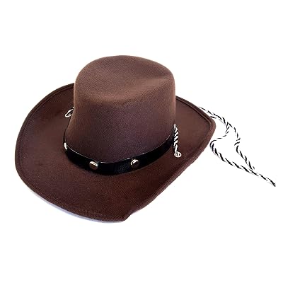 Chapeau Cowboy Western Pour Bébé - Taille Bébé, Couleur Marron, Style Rodéo Mignon