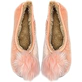ooohyeah Women’s Cute Novelty Slip On Slippers, Fuzzy Plush House Indoor Anti-Skid Slippers for Women