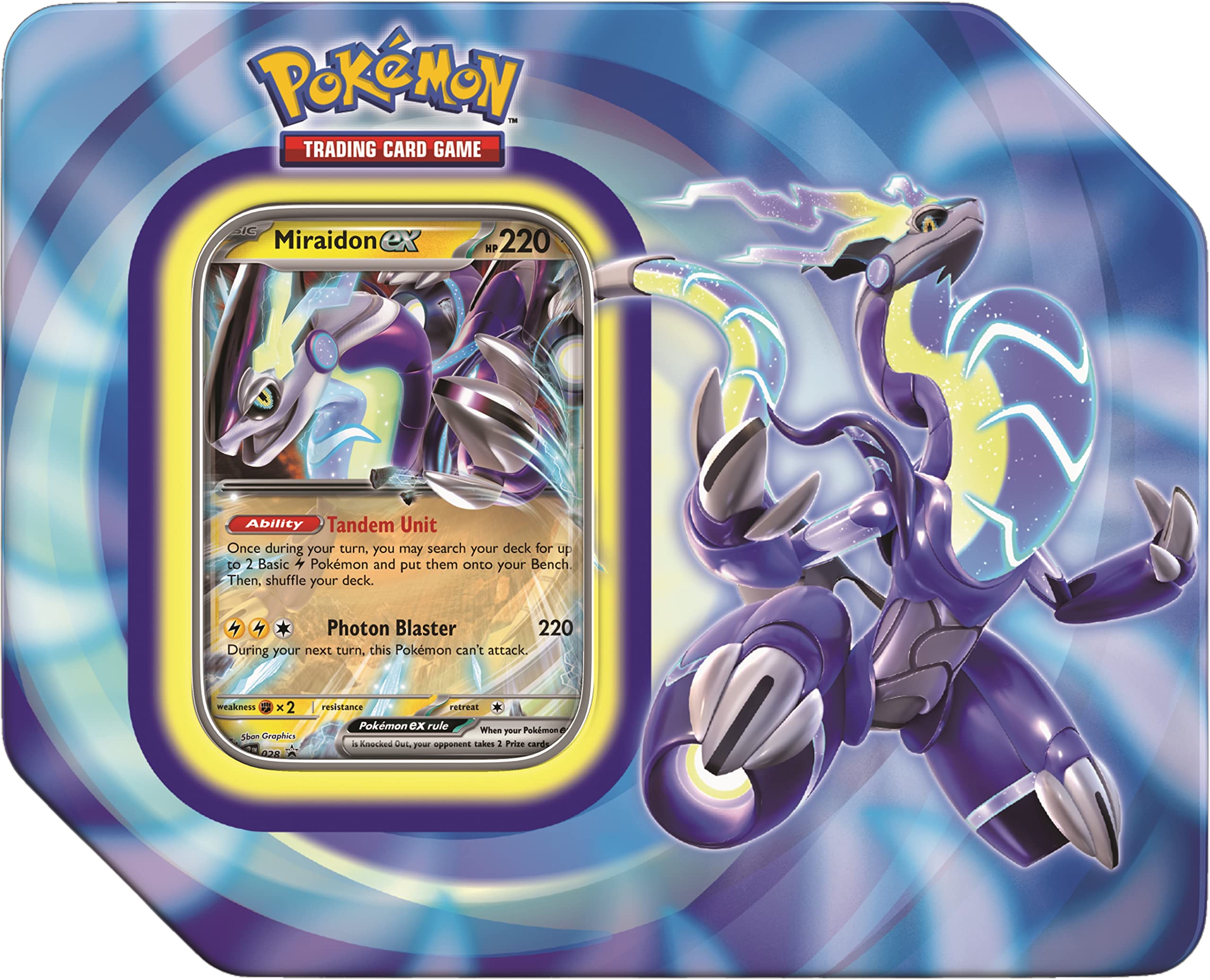 PoKéMoN TCG: Paldea Legends Tin (Random Tin)