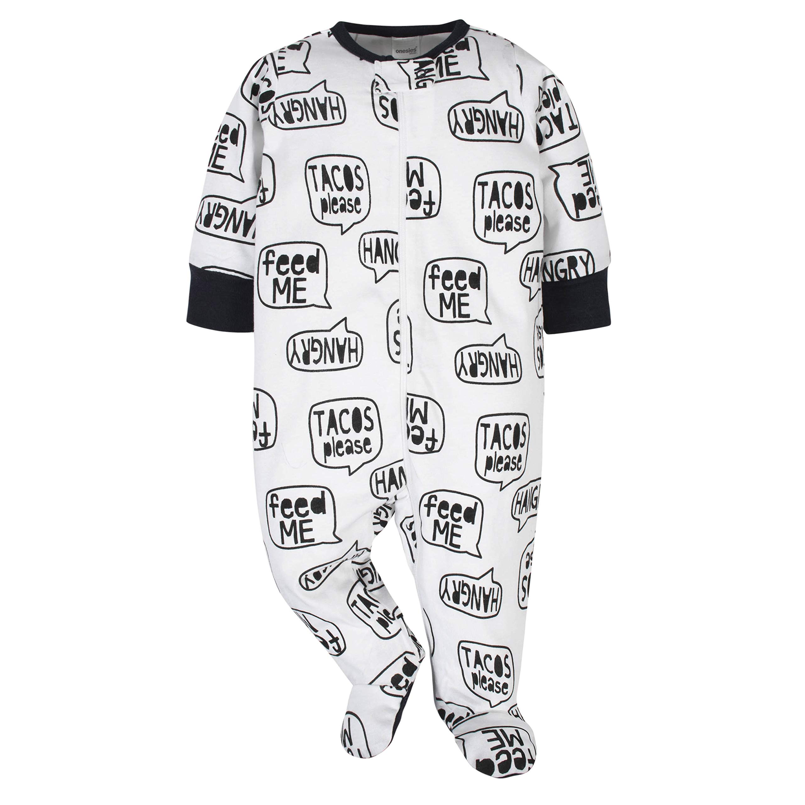 Onesies Brand baby-boys 4-pack Sleep 'N Play Footies