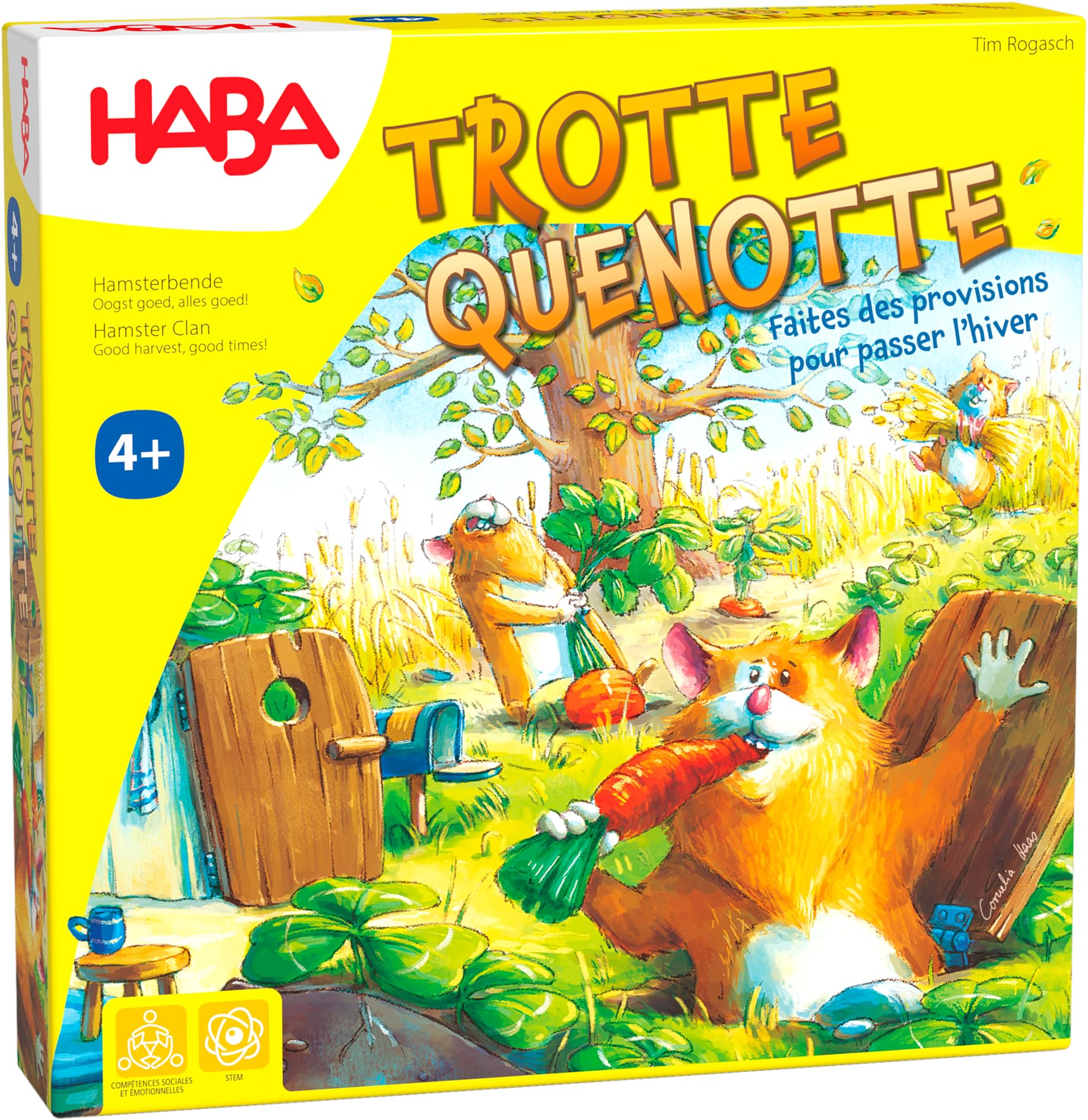 HABA 302388 - Trotte Quenotte - A cooperative board game to help children learn to solve problems and set priorities for ages 5 and over