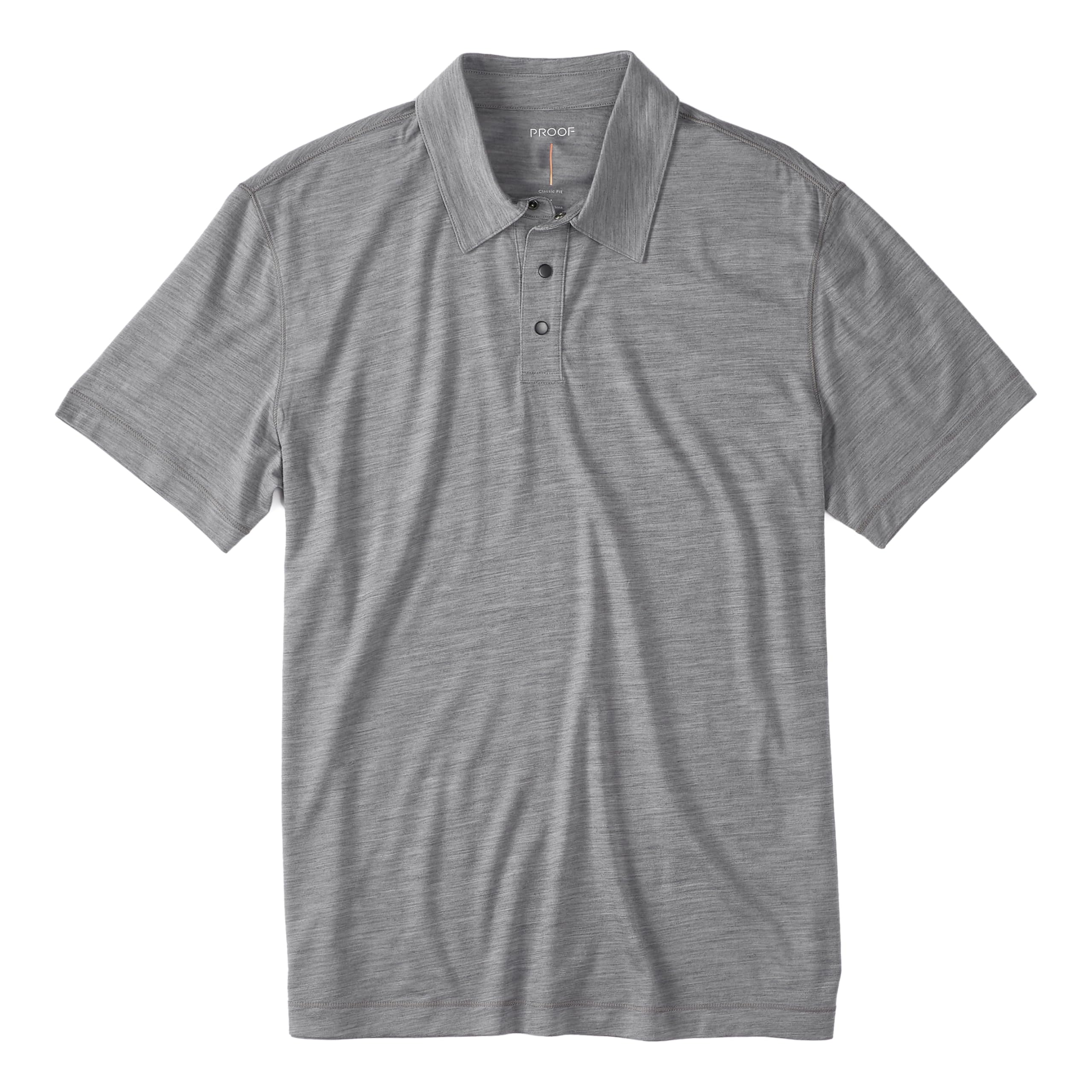 Huckberry Proof 72-Hour Merino Polo Shirt, Heather