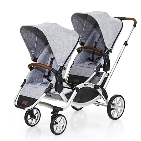 ABC Design 2019 Geschwister/Zwillingswagen Zoom graphite grey